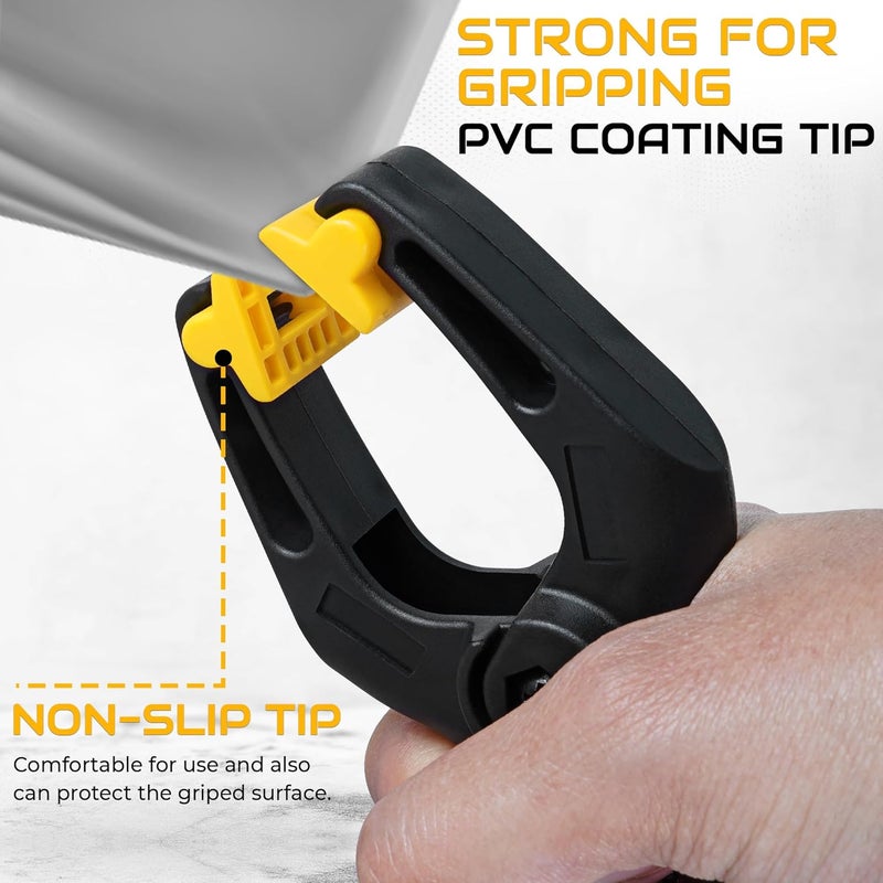 Wicify 10 Pack Heavy Duty Clamps - 4 Inch Clamps for Ballon Arch with textured handles - Heavy Duty Clips for Backdrop, Photography and Home Improvement - Image 4